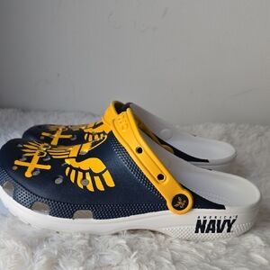 Americas Navy Classic Clogs Men US 8 Women US 10